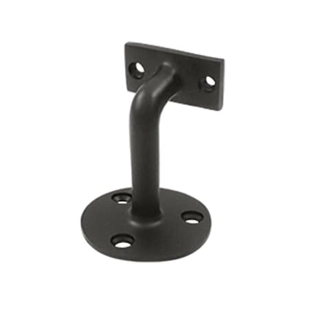Dendesigns 3 in. Projection Hand Rail Brackets, Oil Rubbed Bronze - Solid DE2667140